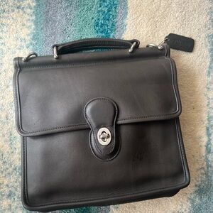 Vintage Coach grey Willis bag no strap